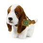 Rappa ECO knuffel Basset Hound 32 cm - realistische knuffel van recyclede PET flessen